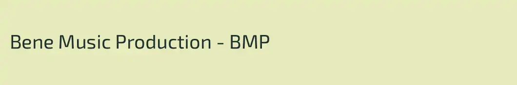 Bene Music Production - BMP